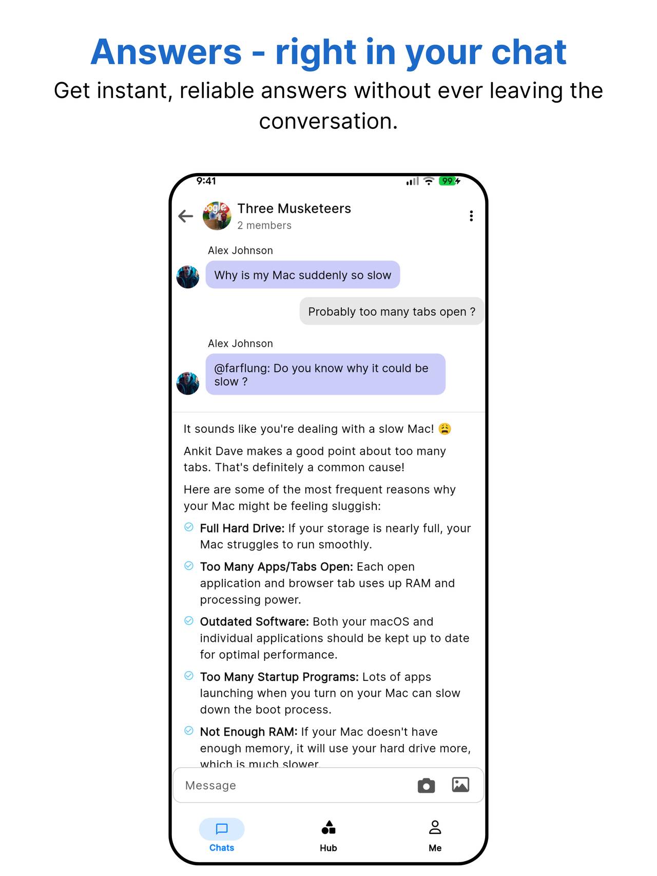 Farflung answers carousel visual